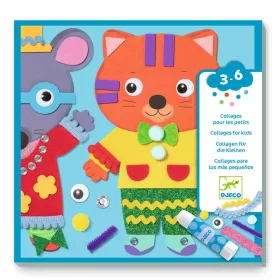 Djeco Kollázs műhely - Cukiságok - Little sweethearts, 3–5 év, Többszínű