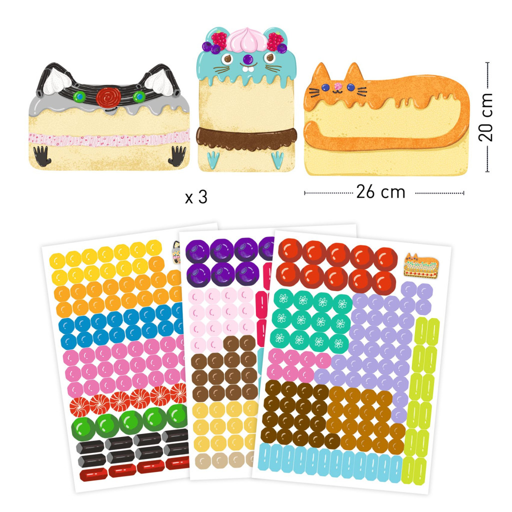 Kollázs műhely - Édességek - Cakes and sweets – alternatív kép 2
