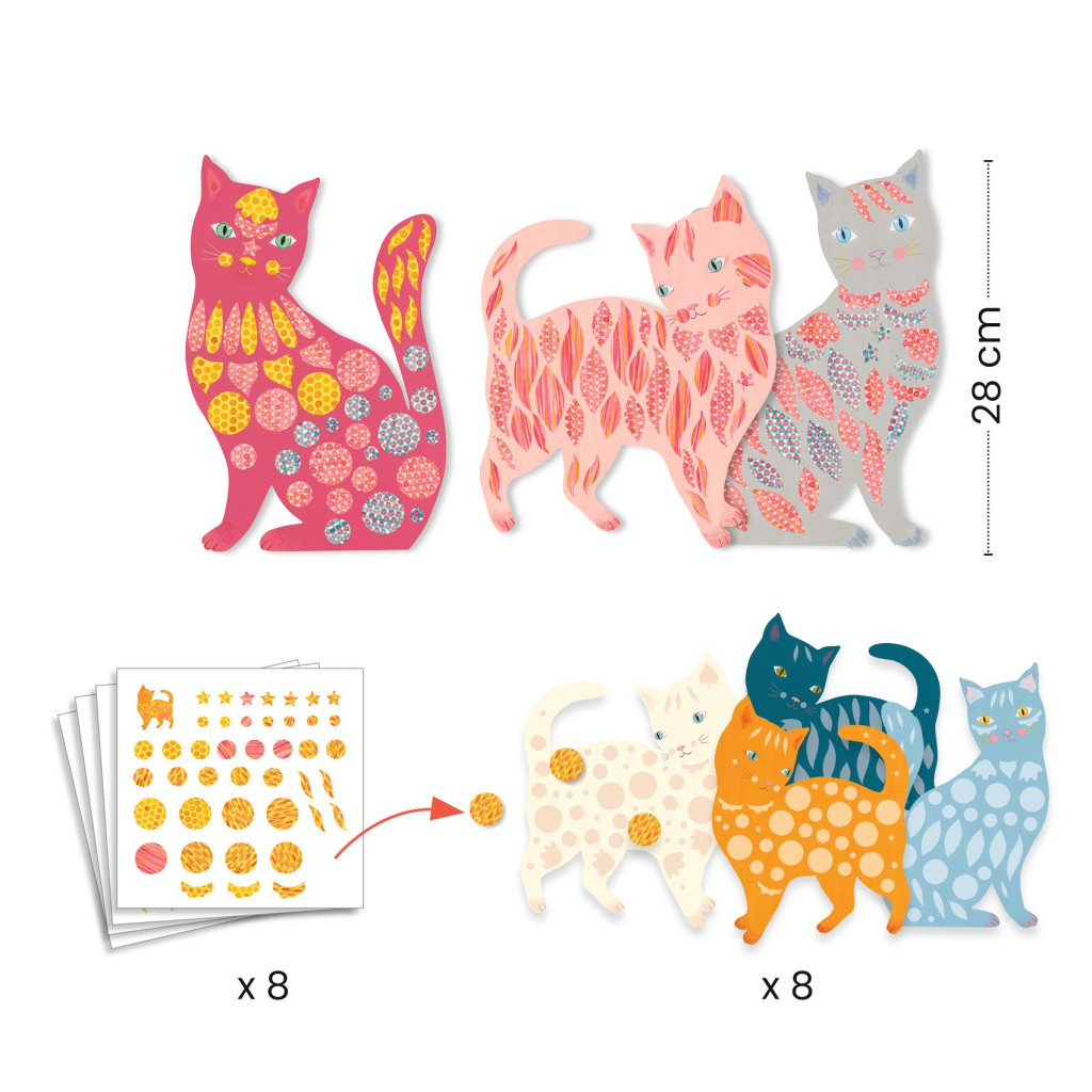 Matricázó képkészítés - Cicák és macskák - Elodie’s cute cats – alternatív kép 3