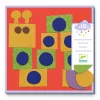 Djeco Kollázs műhely - Puha képek filcmatricákkal - Soft creations, 3–5 év, Többszínű