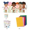 Djeco Papírbaba öltöztető - Fiúk-lányok - Soft dress-up, 0–2 év, Többszínű