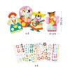 Djeco Kollázs műhely - Strasszos kollázs - Rhinestones, 3–5 év, Többszínű