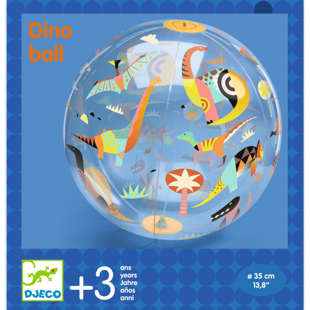 Felfújható labda, ∅ 35 cm - Dínós labda - Dino ball – alternatív kép 2