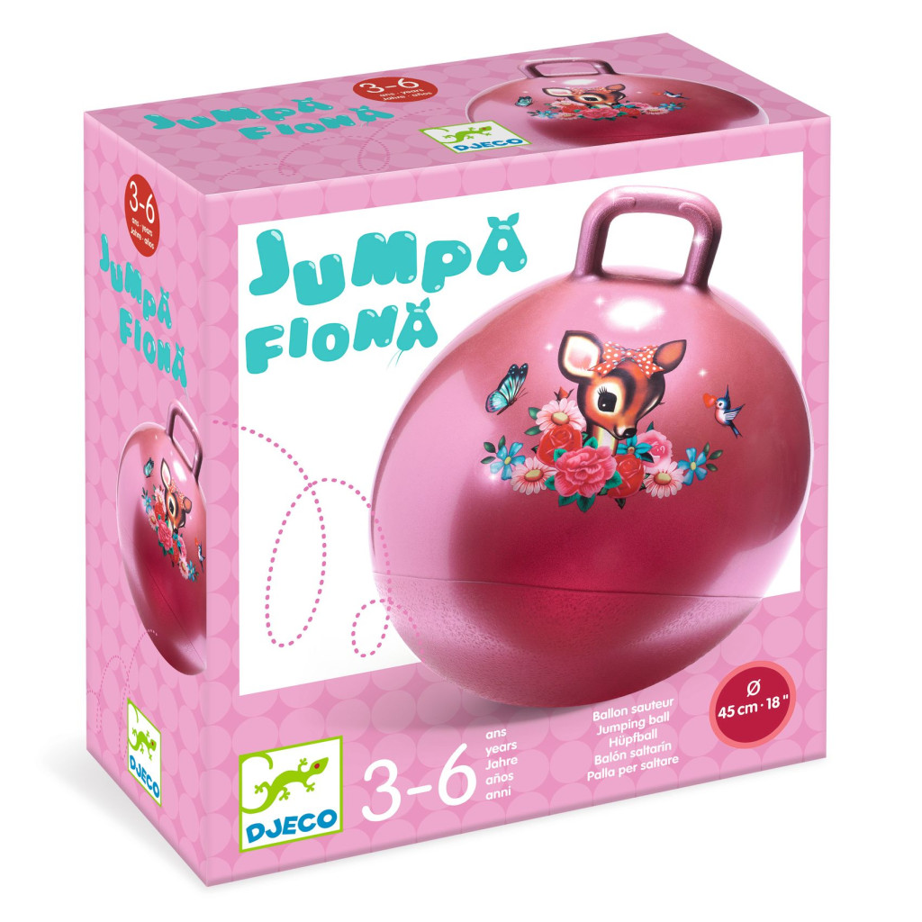 Ugrálólabda, Ø 45 cm - Fiona őzike - Jumpa Fiona – fő nézet