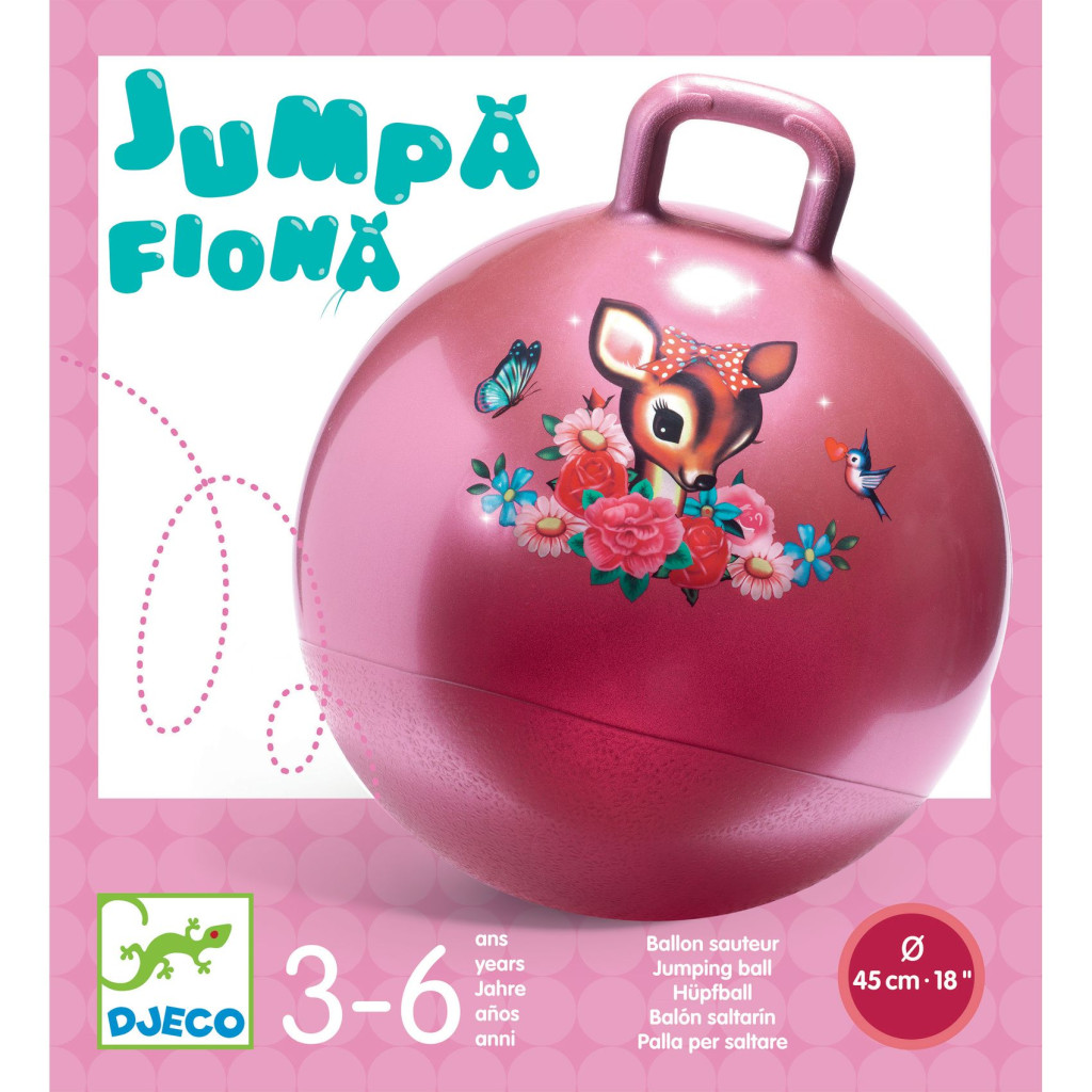 Ugrálólabda, Ø 45 cm - Fiona őzike - Jumpa Fiona – alternatív kép 2