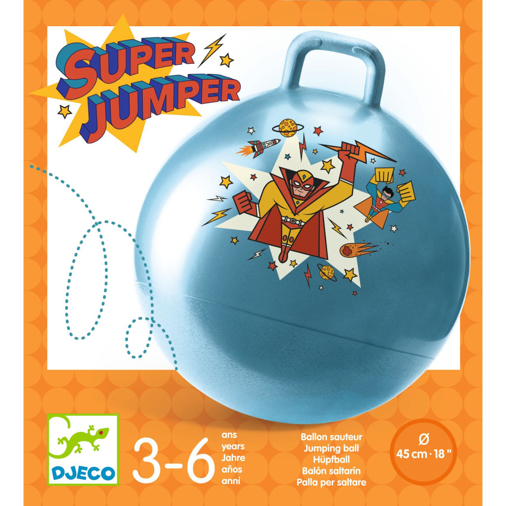 Ugrálólabda, Ø 45 cm - Szuper hős - Super Jumper – fő nézet