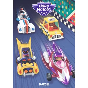 Crazy motors - színező, reklám füzet - 50 db/cs.