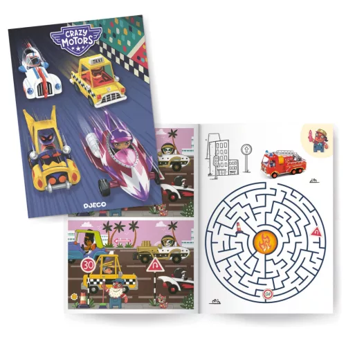 Crazy motors - színező, reklám füzet - 50 db/cs.