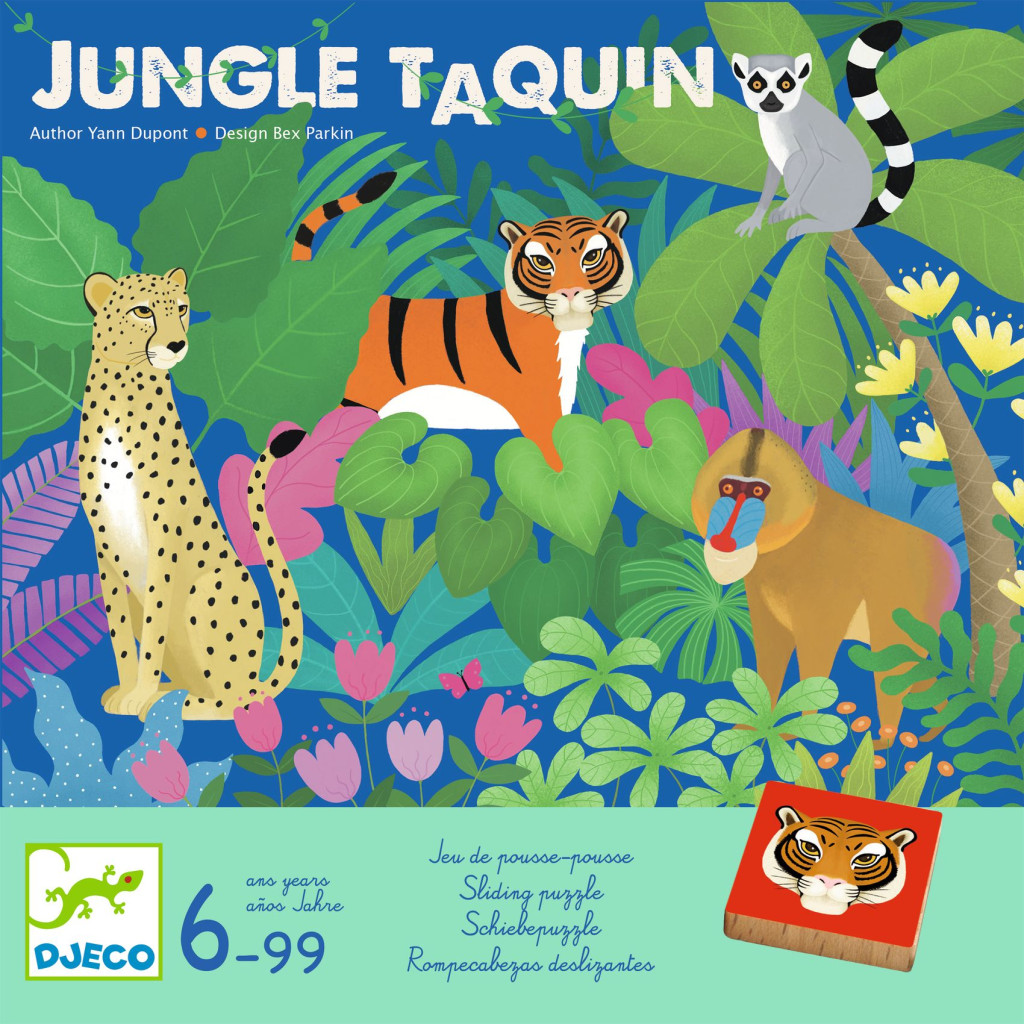 Társasjáték - Csibészke - Jungle Taquin – alternatív kép 1