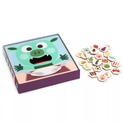 Djeco Memóriajáték - Vacsora - Memo lunch, 3–5 év, Többszínű