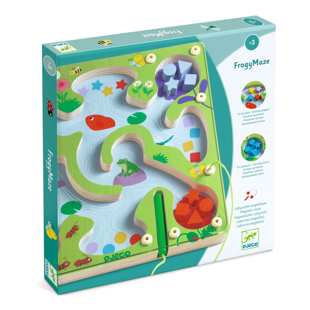 Íráselőkészítő, szortírozó - Mágneses labirintus - FrogyMaze – fő nézet