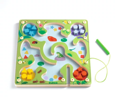 Íráselőkészítő, szortírozó - Mágneses labirintus - FrogyMaze