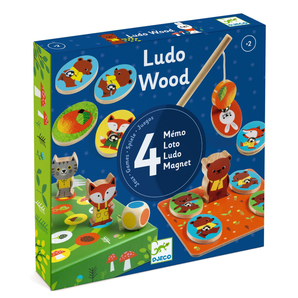 Társasjáték - Négy pajti - Ludo Wood – fő nézet