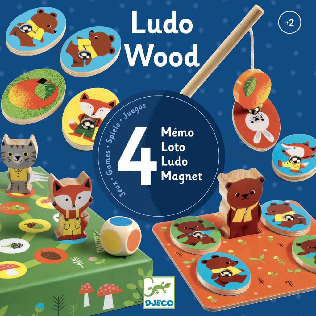 Társasjáték - Négy pajti - Ludo Wood – alternatív kép 3