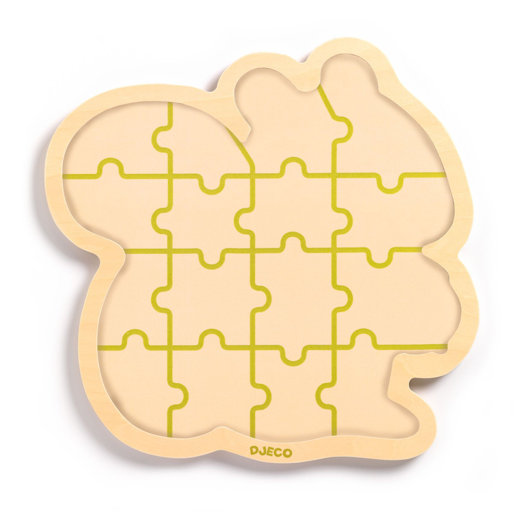 Fa puzzle - Mókus, 16 db-os - Puzzlo Nut – alternatív kép 2