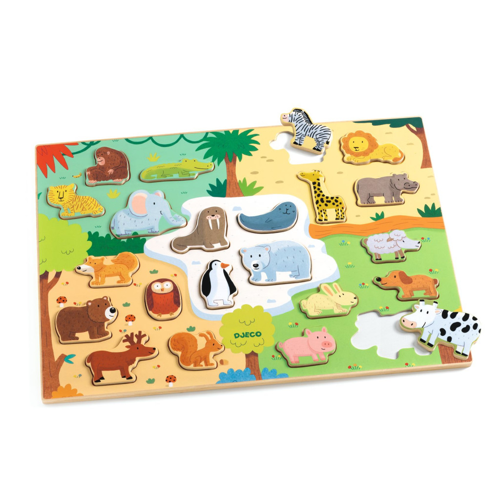 Formaillesztő, formaberakó - Állati formák - Puzzlo Animo – alternatív kép 3