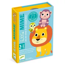 Djeco Kártyajáték - Utánzoo - Little Mime, 3–5 év, Többszínű