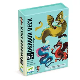 Djeco Kártyajáték - Sárkányharc - Dragon deck, 3–5 év, Többszínű
