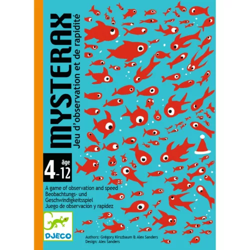 Djeco Kártyajáték - Szél sebesen - Mysterax, 3–5 év, Többszínű