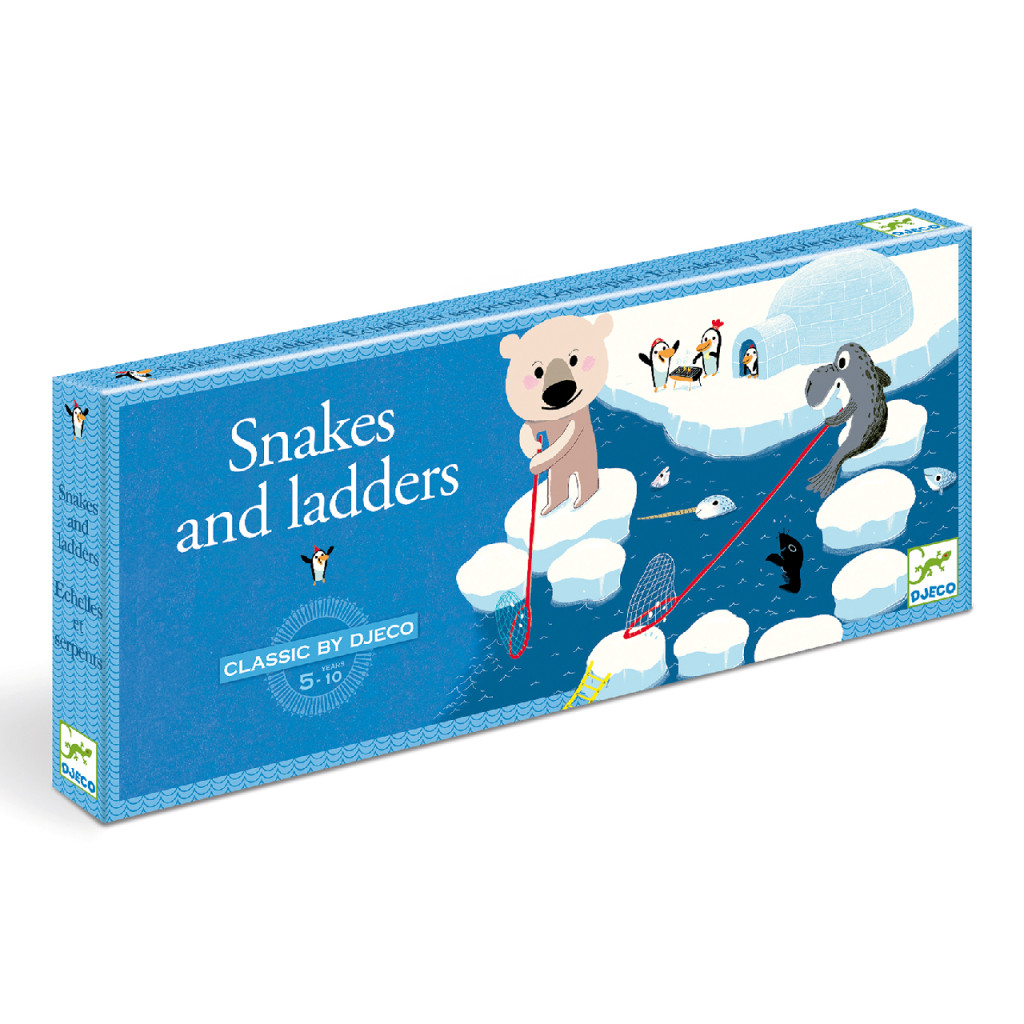 Társasjáték klasszikus - Kígyók és létrák - Snake and ladders – fő nézet