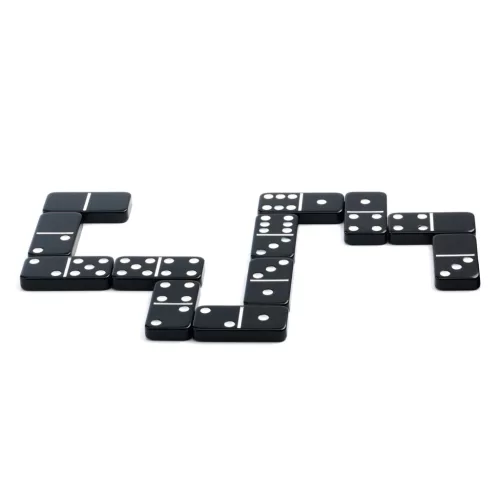 Djeco Társasjáték klasszikus - Domino, 6–8 év, Többszínű