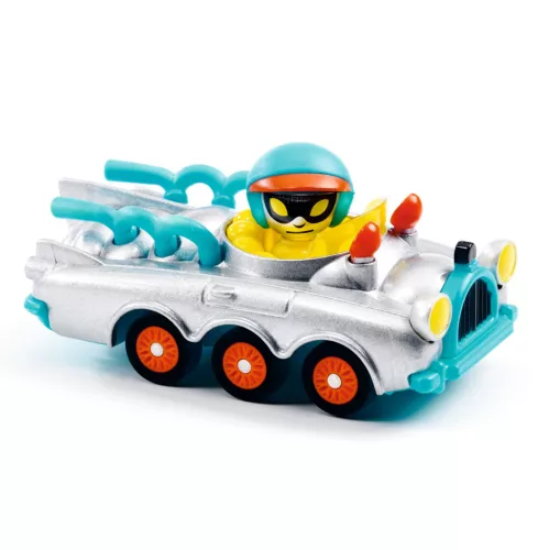 Djeco CRAZY MOTORS játékautó - Göröngyölő Roli - Roller coaster, 3–5 év, Többszínű