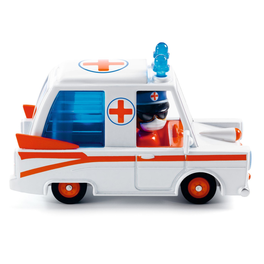 CRAZY MOTORS játékautó - Menő Mentő - Hurry Ambulance – fő nézet