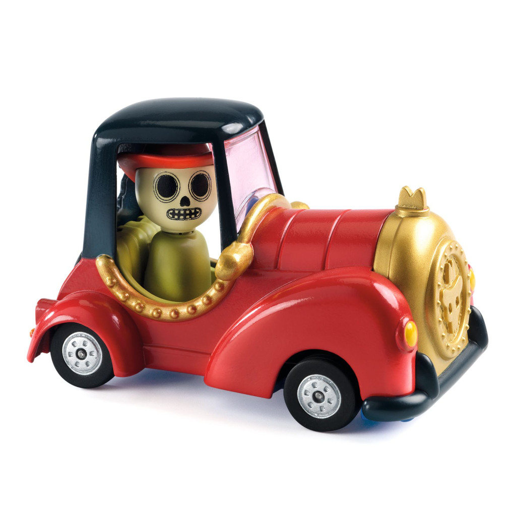 CRAZY MOTORS játékautó - Piros kobak - Red Skull – alternatív kép 1