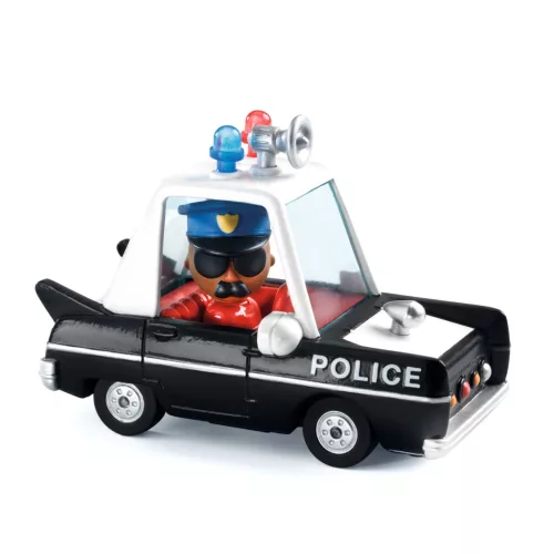 Djeco CRAZY MOTORS játékautó - Gyors Rendőrség - Hurry Police, 3–5 év, Többszínű
