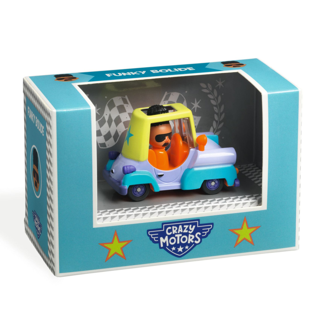 CRAZY MOTORS játékautó - Dizsis Versenyautó - Funky Bolide – fő nézet