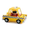 Djeco CRAZY MOTORS játékautó - Taxis Jani - Taxi Joe, 3–5 év, Többszínű