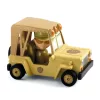 Djeco CRAZY MOTORS játékautó - Szafari Oroszlán - Lion Safari, 3–5 év, Többszínű