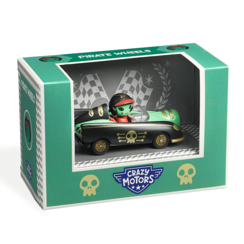 CRAZY MOTORS játékautó - Kerekes Kalóz - Pirate Wheels – fő nézet