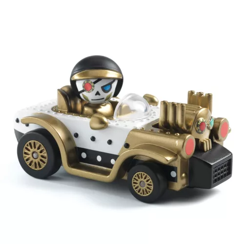 Djeco CRAZY MOTORS játékautó - Motoros Kobak - Motor Skull, 3–5 év, Többszínű