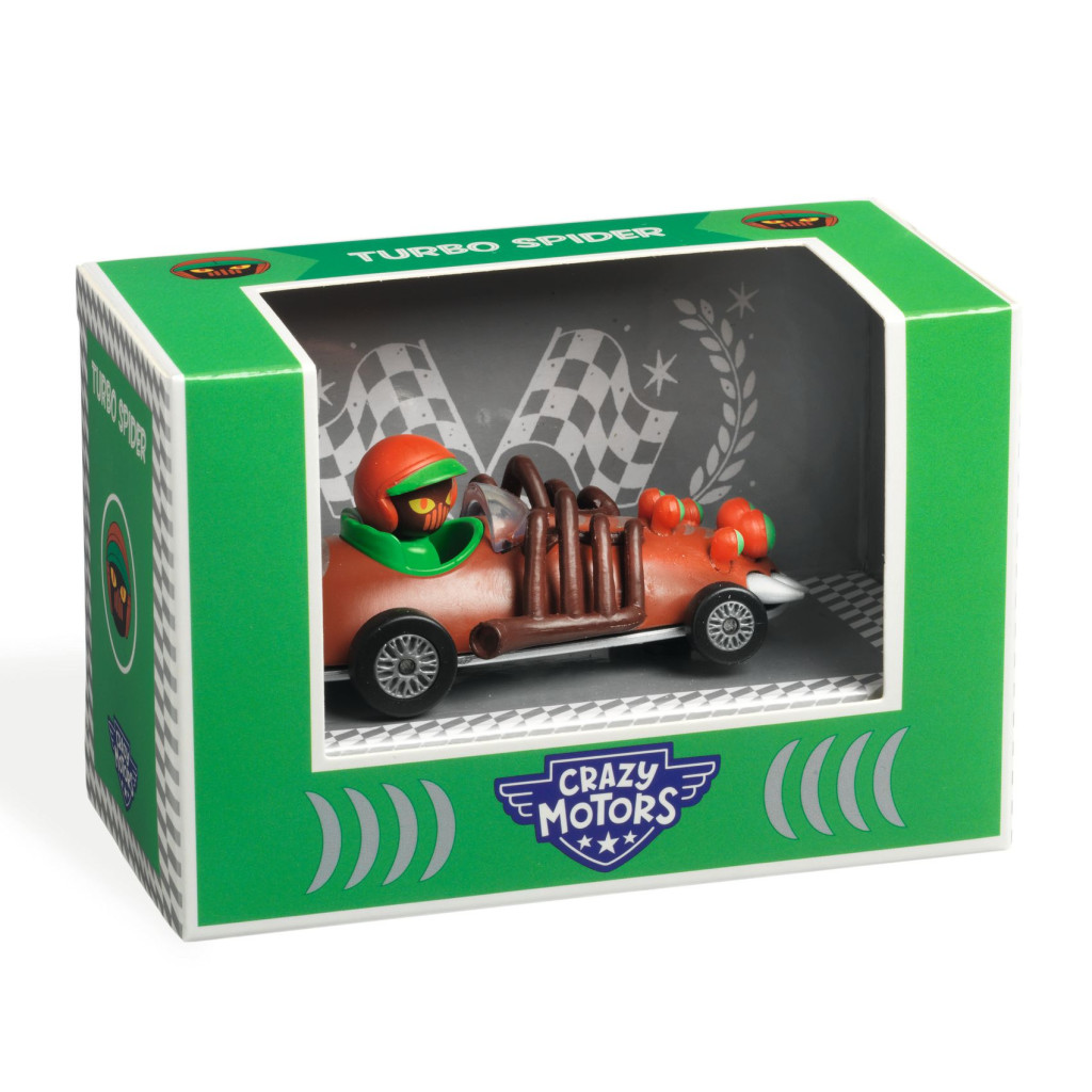 CRAZY MOTORS játékautó - Turbópók - Turbo Spider – fő nézet