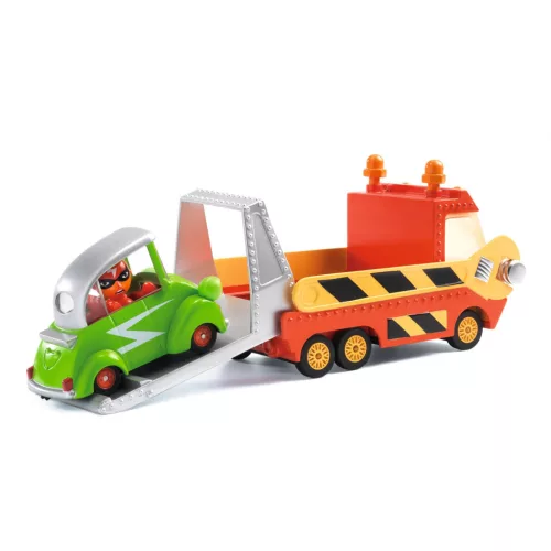 Djeco CRAZY MOTORS játékautó - Zizi Vontató - Crazy truck, 3–5 év, Többszínű