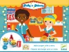 Djeco Szerepjáték - Hamburgerező - Kelly & Johnny, 3–5 év, Többszínű