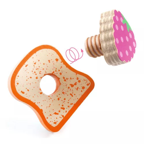 Djeco Szerepjáték - Cica reggeli - Kitten’s breakfast, 3–5 év, Többszínű