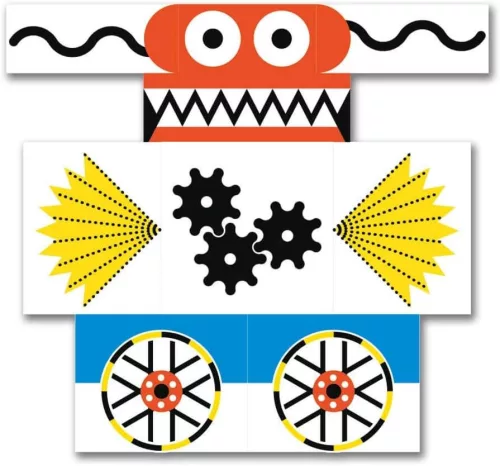 Optikai puzzle - Robotok, 60 db-os - Kinoptik Robots