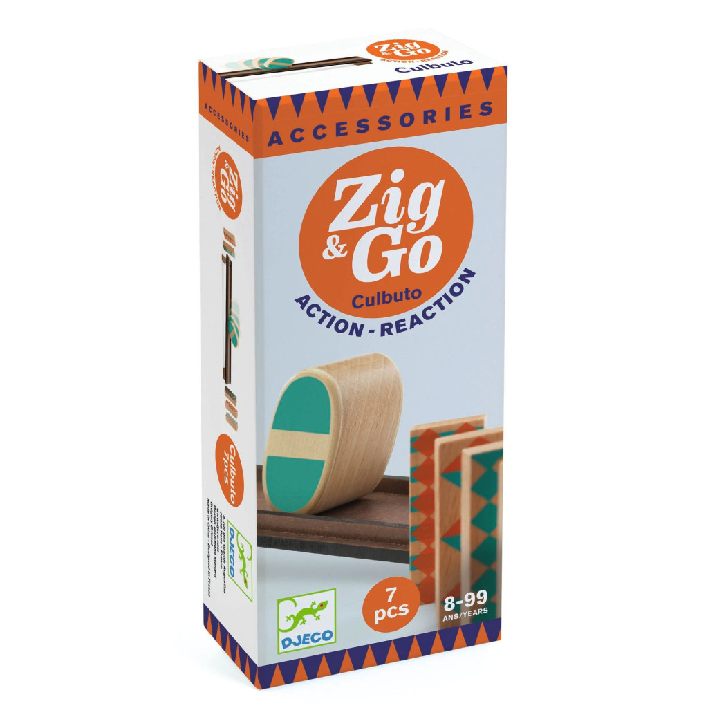 Építőjáték - Guru-ló, 7 db-os - Zig & Go - Culbuto – fő nézet