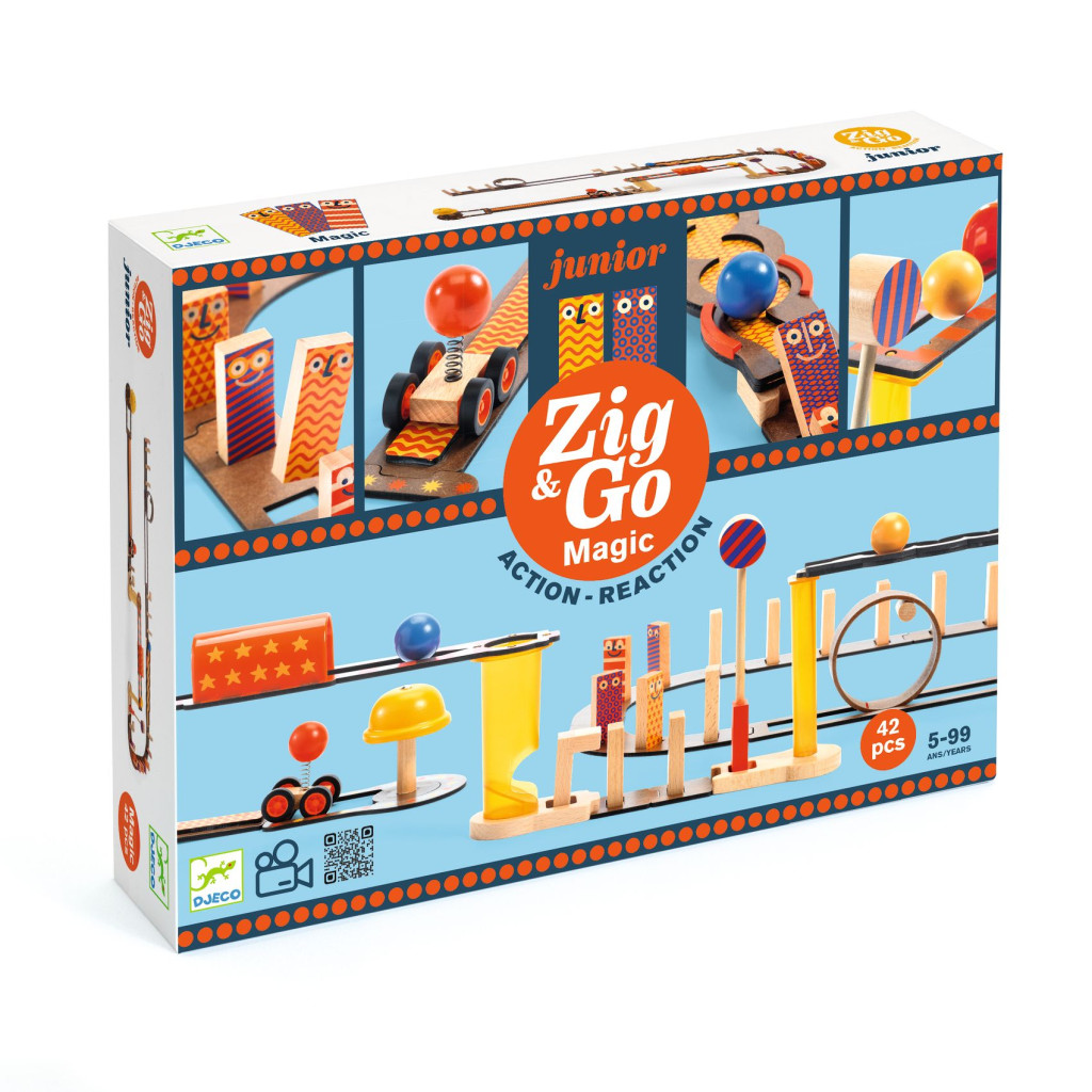 Építőjáték - Varázslatos, 43 db-os - Zig & Go Junior - Magic – fő nézet
