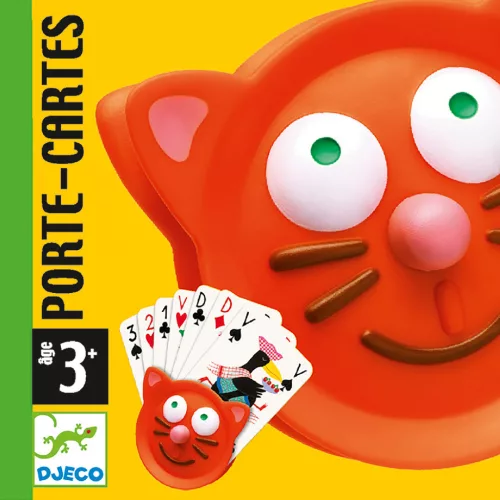 Djeco Kártyatartó - Pici kézi cica - Card holders, 3–5 év, Többszínű