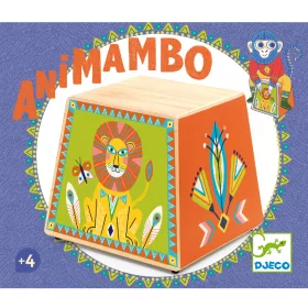 Djeco Játékhangszer - Perui dobozdob - Cajon, 3–5 év, Többszínű