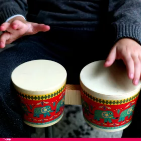 Djeco Játékhangszer - Bongo dob - Bongo, 3–5 év, Többszínű