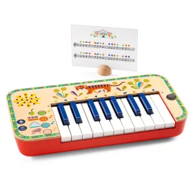 Djeco Játékhangszer - Szintetizátor - Synthesizer, 3–5 év, Többszínű