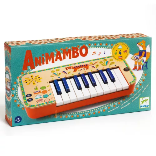 Djeco Játékhangszer - Szintetizátor - Synthesizer, 3–5 év, Többszínű