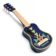 Djeco Játékhangszer - Gitár, 6 húros - Guitar 6 metallic ropes, 3–5 év, Többszínű