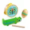 Djeco Játékhangszer - Tamburin, maracas, guiro - Set of percussions: tambourine, maracas, guiro, 3–5 év, Többszínű