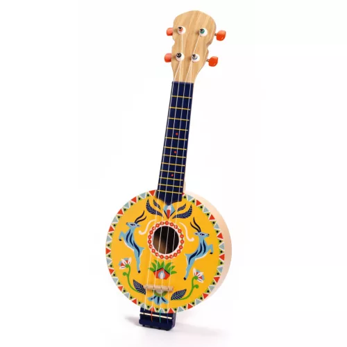 Djeco Játékhangszer - Bendzsó - Banjo, 3–5 év, Többszínű