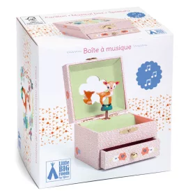 Zenélő ékszerdoboz - Szende őz - Wood fawn